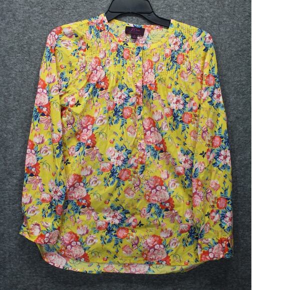 J. Crew Classic Popover Shirt in Liberty Magical Bouquet Pleated Floral - Size 2 - Picture 1 of 6